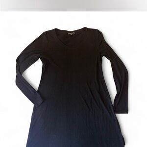 Eileen Fisher Black Tunic Top